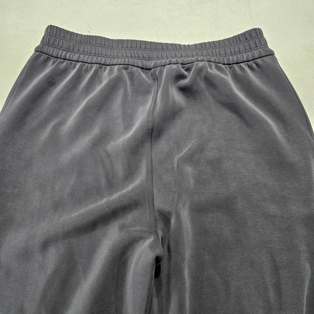 G4free Wide‎ Leg Lounge Pants Charcoal Gray Elastic Waist Comfort Size M